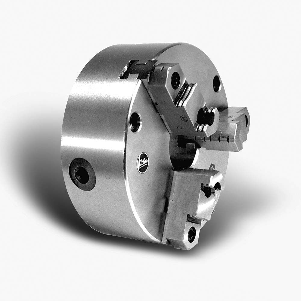 Self-Centering Manual Lathe Chuck: 3-Jaw, 20