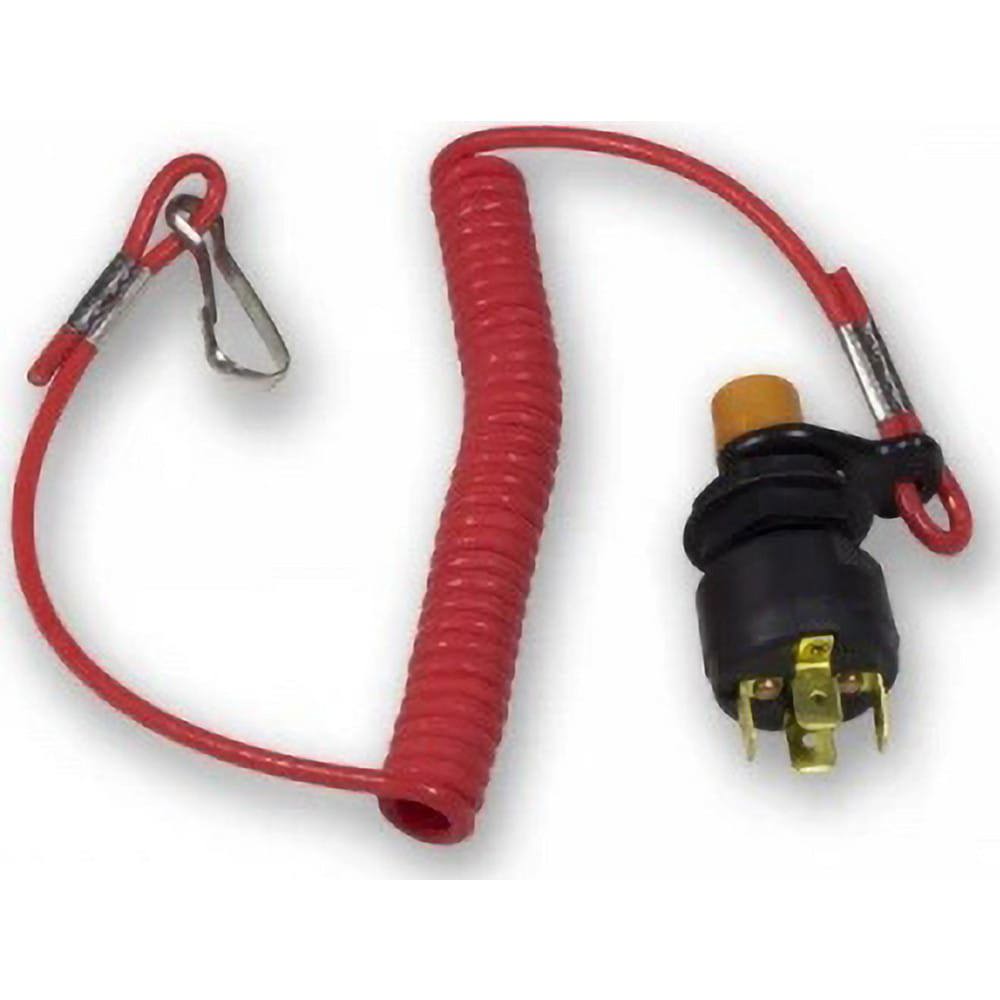 Automotive Switches; Switch Type: Starter ; Number Of Connections: 2 ; Sequence: Off ; Amperage: 15 ; Voltage: 12 ; Color: Red; Black