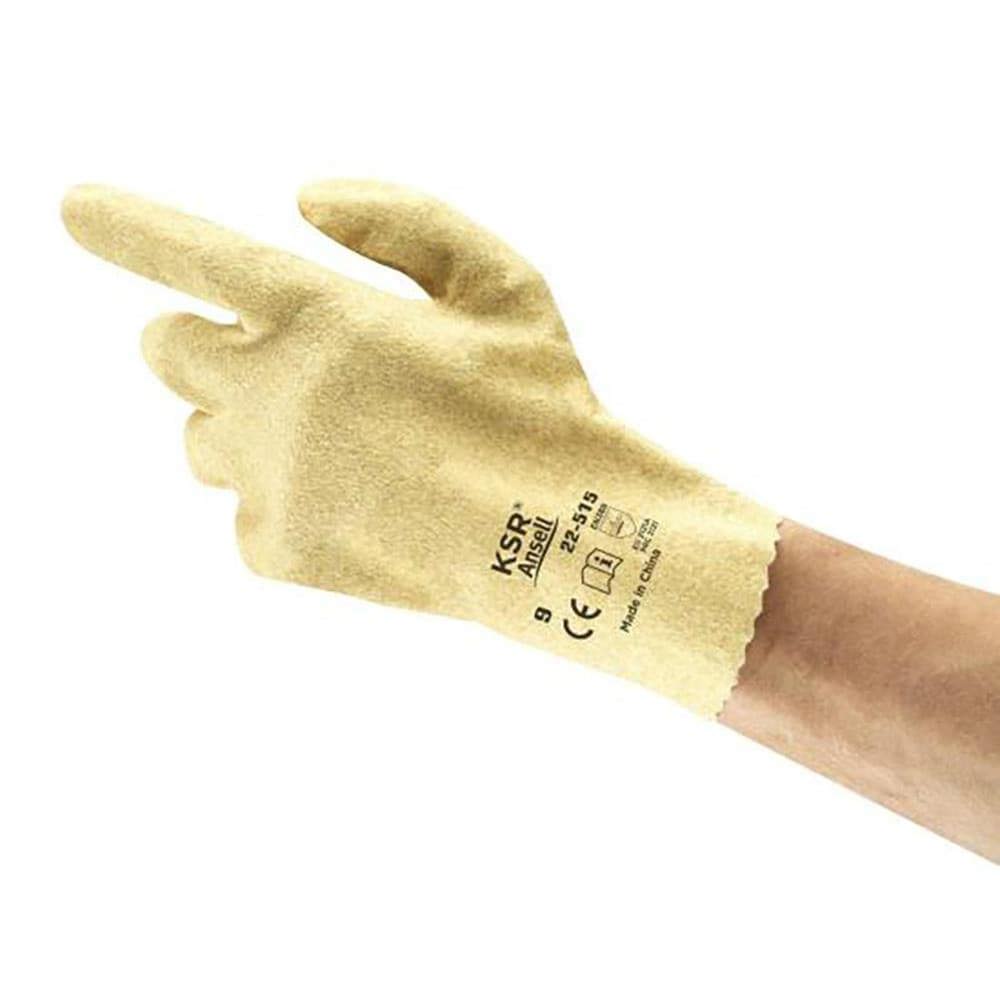 Series 22-515 General Purpose Work Gloves: Medium, Vinyl-Coated Interlock Knit