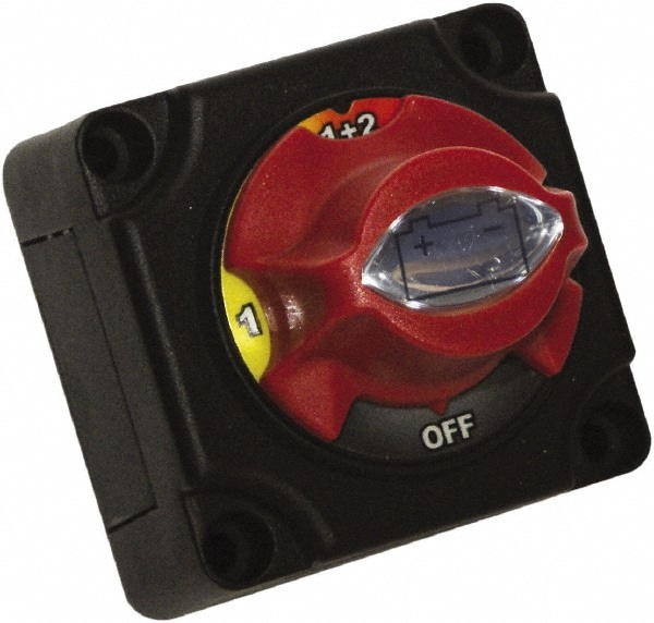 4 Position, 12 Volt, 300 Amp, Dual Battery Disconnect Switch