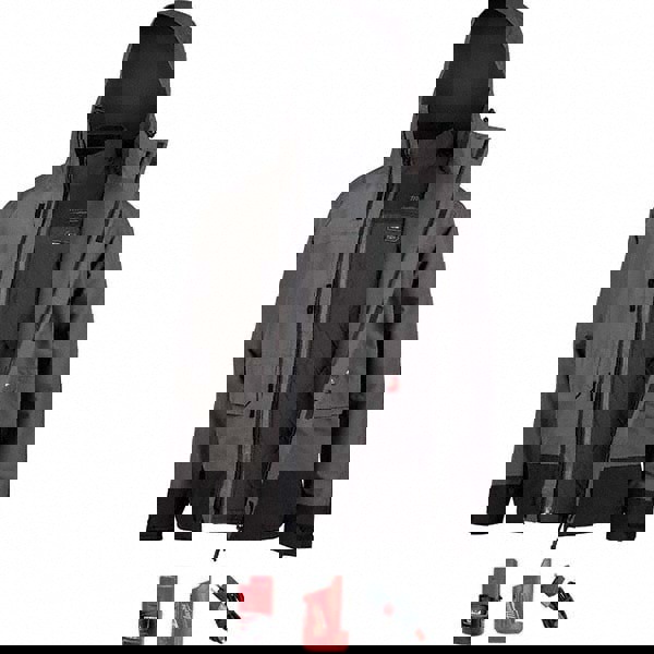 Size L Gray Heated Jacket