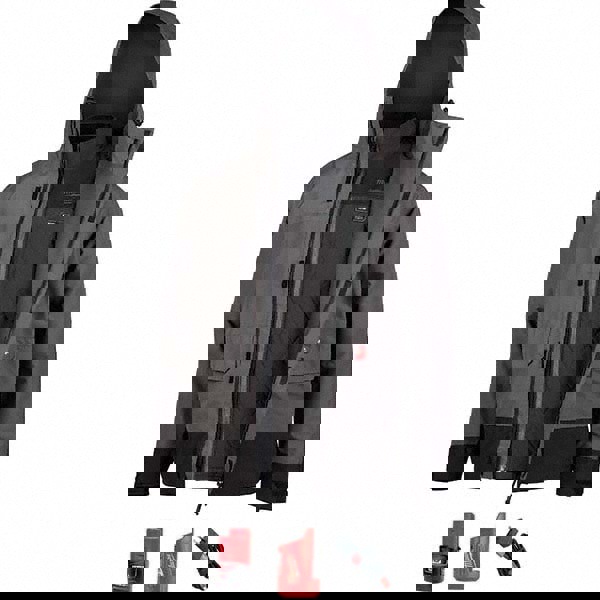 Size M Gray Heated Jacket