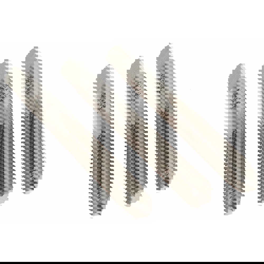 Tap Set: M8 x 1 Metric Fine, 4 Flute, Bottoming Plug & Taper, High Speed Steel, Bright Finish