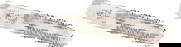 Tap Set: M8 x 1.25 Metric Coarse, 4 Flute, Bottoming Plug & Taper, High Speed Steel, Bright Finish