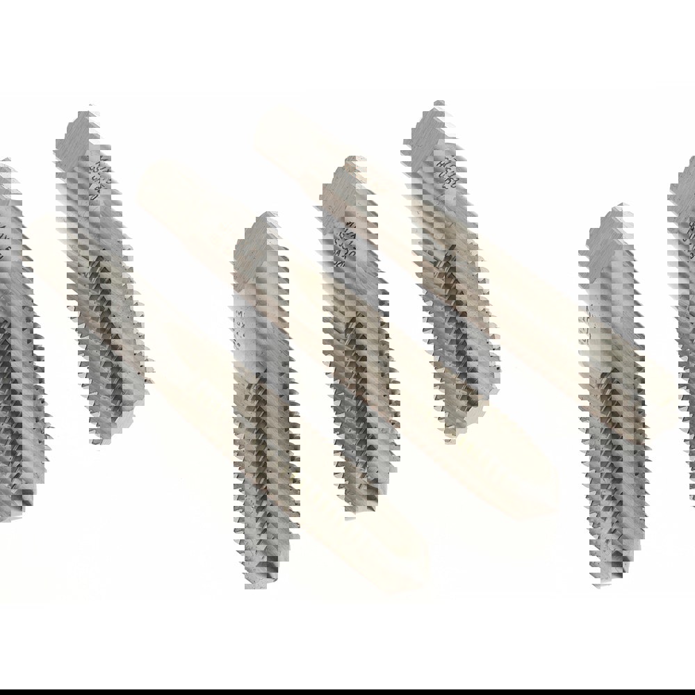 Tap Set: M10 x 1.5 Metric Coarse, 4 Flute, Bottoming Plug & Taper, High Speed Steel, Bright Finish