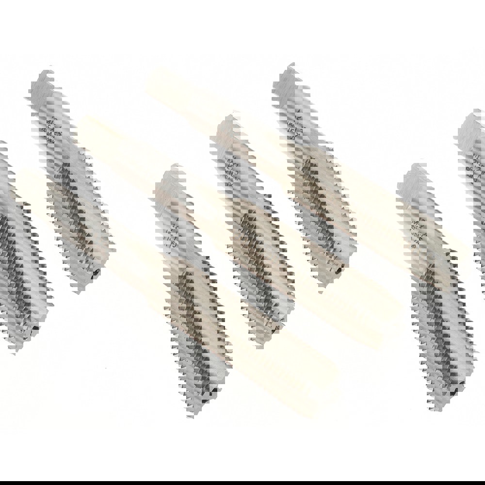 Tap Set: M12 x 1.25 Metric Fine, 4 Flute, Bottoming Plug & Taper, High Speed Steel, Bright Finish