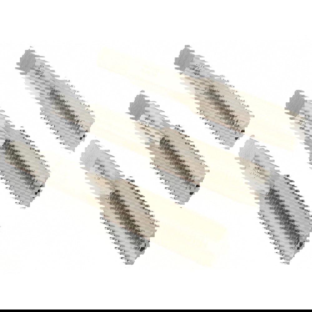 Tap Set: M16 x 1.5 Metric Fine, 4 Flute, Bottoming Plug & Taper, High Speed Steel, Bright Finish