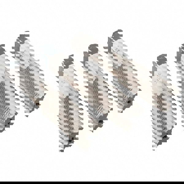 Tap Set: M20 x 1.5 Metric Fine, 4 Flute, Bottoming Plug & Taper, High Speed Steel, Bright Finish