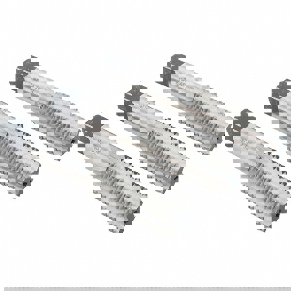 Tap Set: M20 x 2.5 Metric Coarse, 4 Flute, Bottoming Plug & Taper, High Speed Steel, Bright Finish