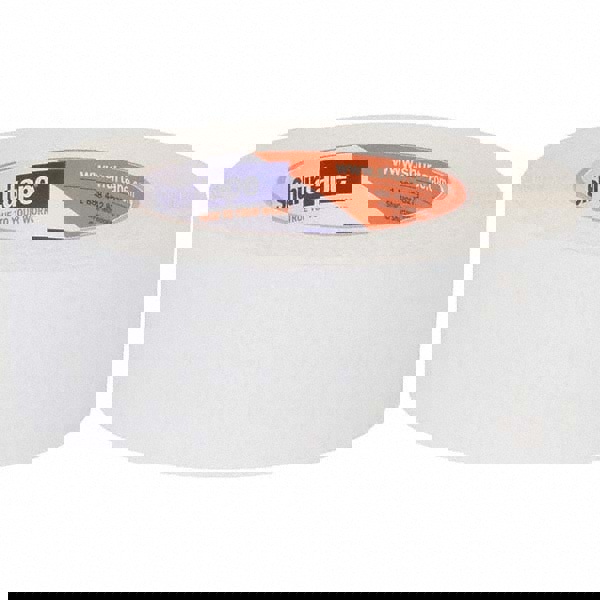 Natural Double-Sided Paper Tape: 48 mm Wide, 33 m Long, 6.5 mil Thick, Rubber Adhesive