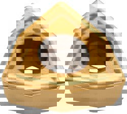 Indexable Drill Insert: DFTHP KC7140, Solid Carbide