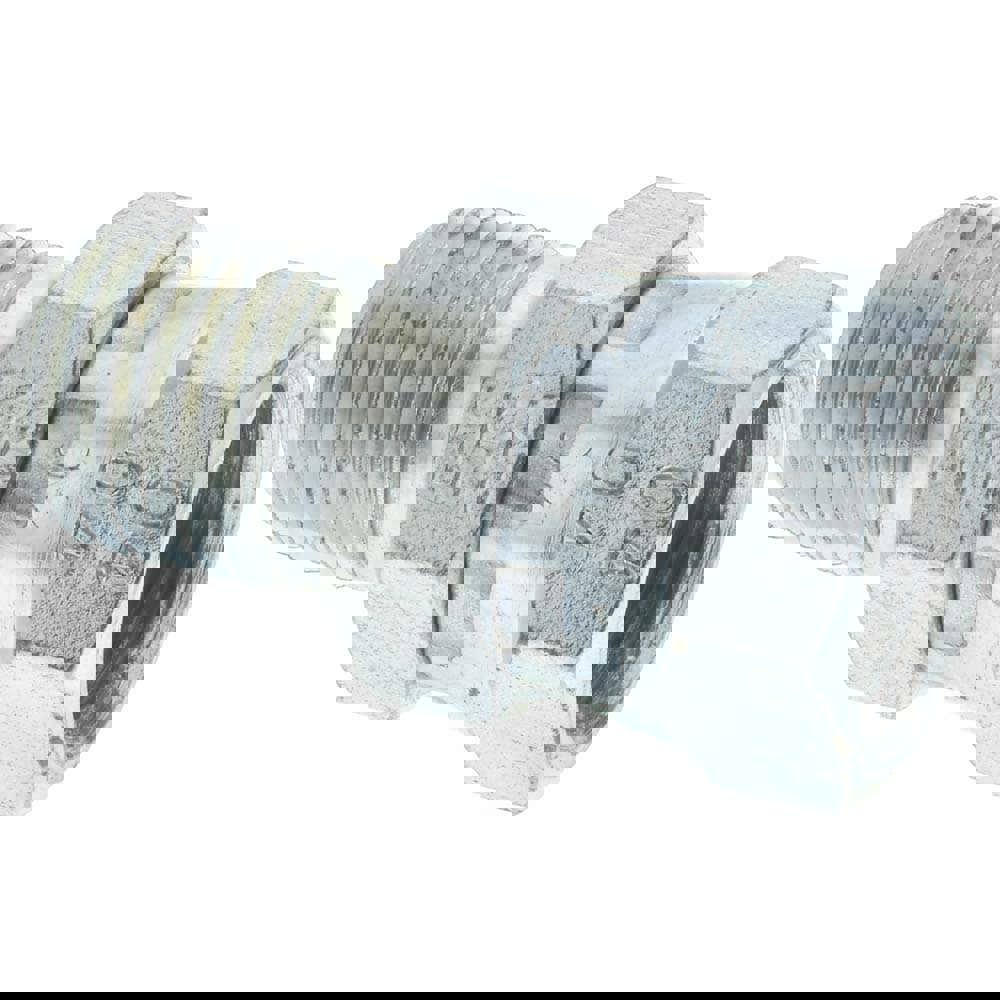 Industrial Pipe Adapter: 1/4-18 Female Thread, 1/4-18 Male Thread, MNPT x FNPSM