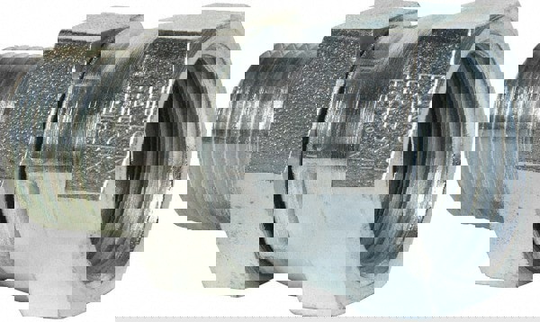 Industrial Pipe Adapter: 1/2-14 Female Thread, 3/8-18 Male Thread, MNPT x FNPSM