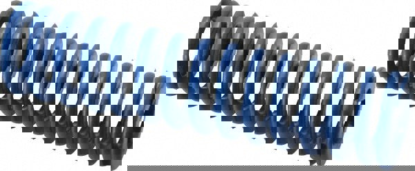 Die Spring: 40 mm Hole Dia, 20 mm Rod Dia, 152 mm Free Length, Blue