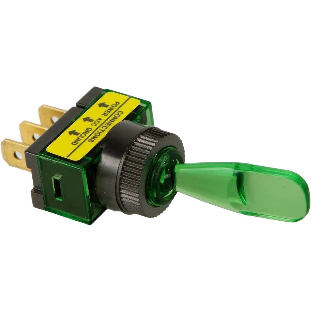 Automotive Switches; Switch Type: Starter ; Number Of Connections: 2 ; Sequence: On-Off ; Amperage: 20 ; Voltage: 12 ; Color: Black
