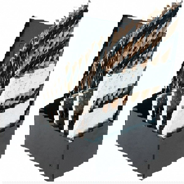 Drill Bit Set: Jobber Length Drill Bits, 25 Pc, 1