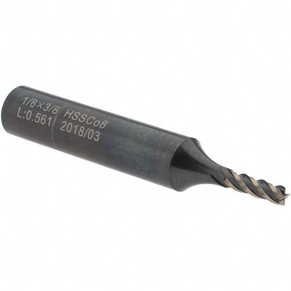 Square End Mill: 1/8
