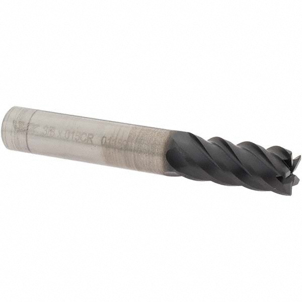 Corner Radius End Mill: 3/8