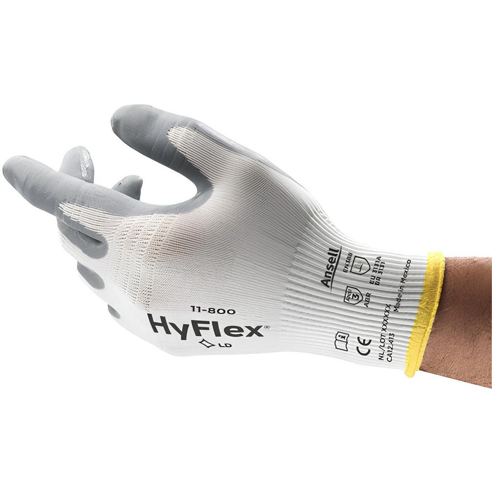 Series 11-800 General Purpose Work Gloves: X-Small, Nitrile-Coated Nylon