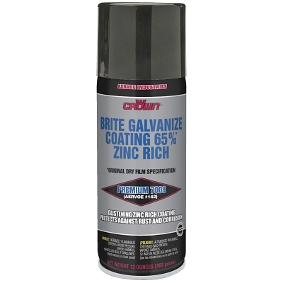16 OZ AEROSOL BRITE GALVNIZE (13 OZ FILL) 7707