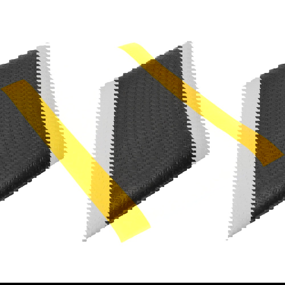 Anti-Fatigue Mat: 3' Long, 2' Wide, 1/2 Thick, Vinyl, Beveled Edges, Light-Duty