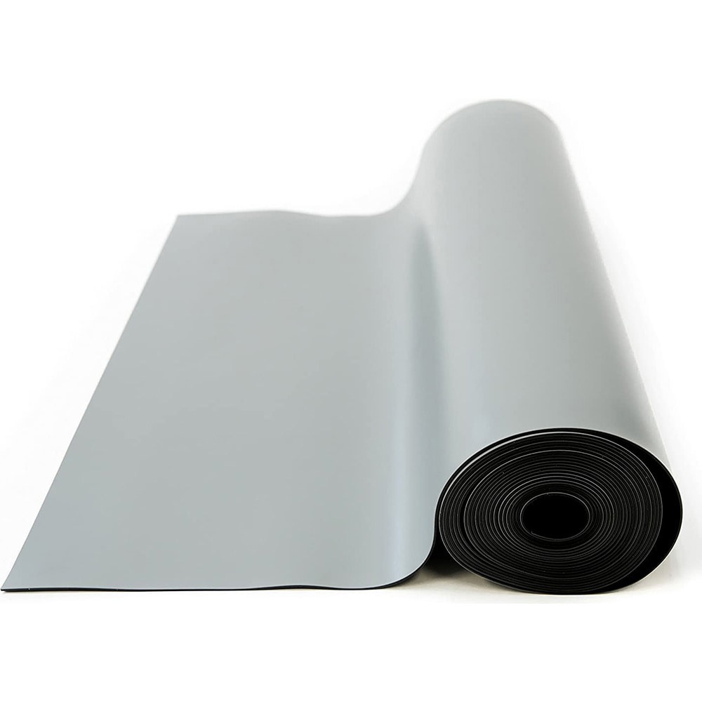 Anti-Static Table Mat: Rubber, 20' OAL, 2.5' OAW, 0.08