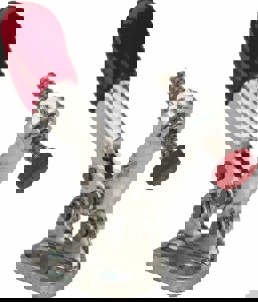 Manual Hold-Down Toggle Clamp: Horizontal, 60 lb Capacity, Solid Bar, Right Flanged Base