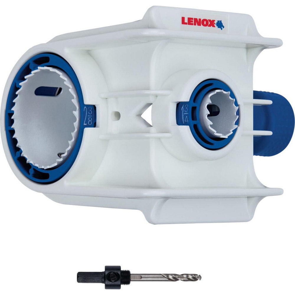 Hole Saw Kits; Minimum Saw Diameter (Decimal Inch): 1-3/8 ; Maximum Saw Diameter (Decimal Inch): 2-3/4 ; Number of Hole Saws: 2 ; Maximum Cutting Depth: 1.6in ; Cutting Edge Style: Toothed ; Material: Bi-Metal