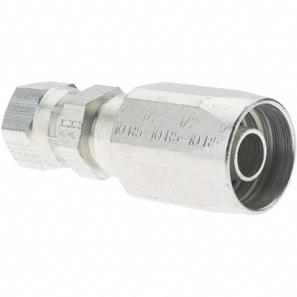2 Piece, 3/4-16 JIC, Steel Reusable Hose Female Swivel Fitting
