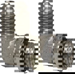 Steel Flared Tube 90 Deg Straight Thread Elbow: 5/8