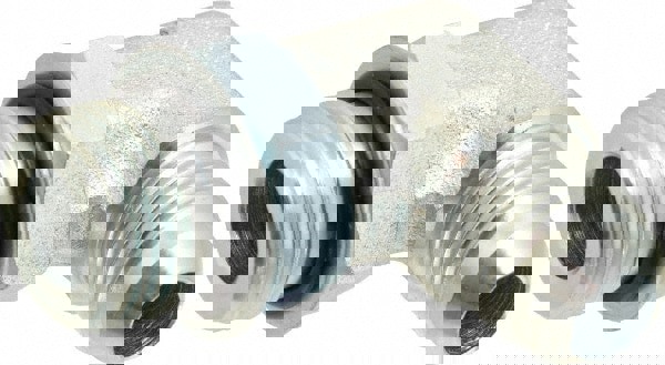 Steel Flared Tube 90 Deg Straight Thread Elbow: 1/2