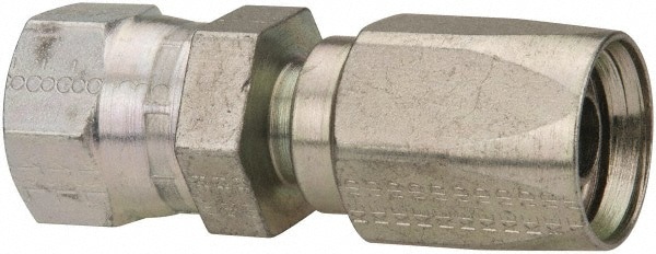 Hydraulic Hose Straight Female JIC 37 &deg; Swivel Fitting: 0.4063