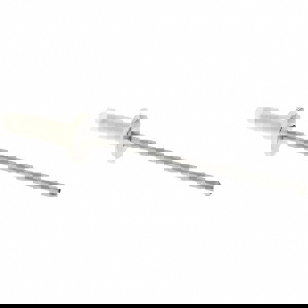 Closed End Sealing Blind Rivet: Large Flange Head, Aluminum Body, Steel Mandrel