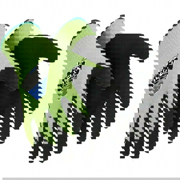 Cut & Puncture-Resistant Gloves: Size 3XL, ANSI Cut A9, ANSI Puncture 5, Nitrile, HPPE