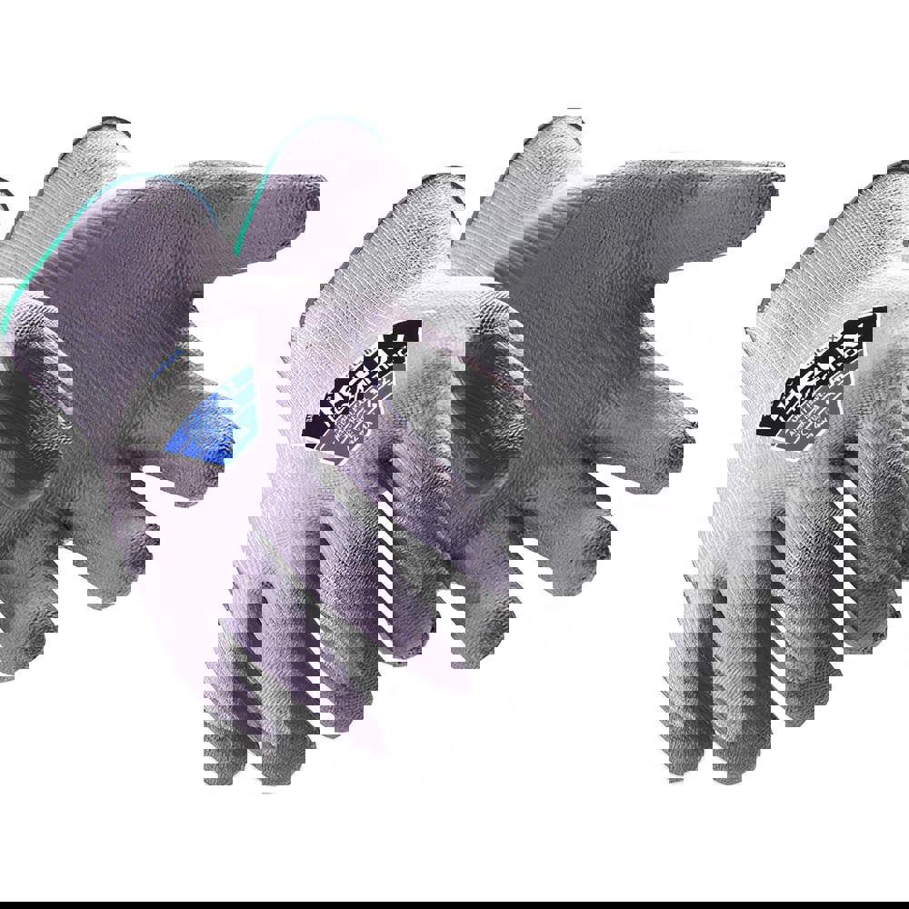 Cut & Puncture-Resistant Gloves: Size M, ANSI Cut A2, ANSI Puncture 4, Abrasion Level 6, Polyurethane