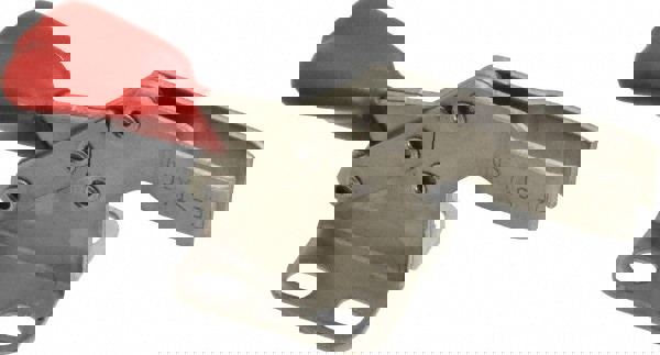 Manual Hold-Down Toggle Clamp: Horizontal, 100 lb Capacity, U-Bar, Flanged Base