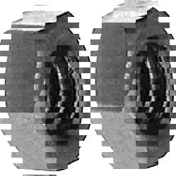 Hex Nut: 1/2-13, Grade 8 Steel, Black Oxide Finish