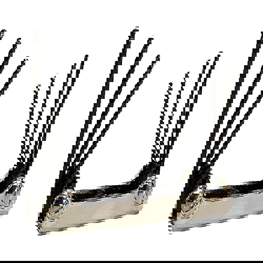 7 Piece Fold-Up Ball End Hex Key Set