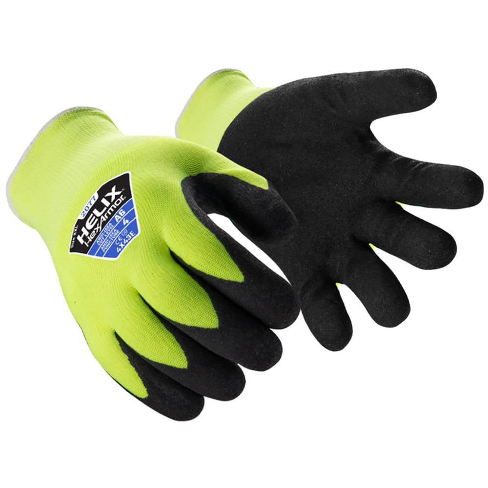 General Purpose Gloves: Size X-Small, ANSI Cut A6, ANSI Puncture 4, Nitrile, Series Helix