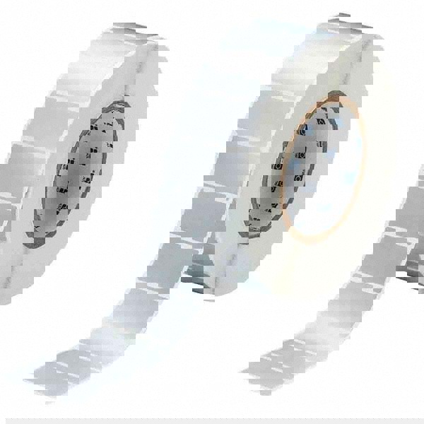 Label Maker Label: Silver, Metallized Polyester, 3,000 per Roll