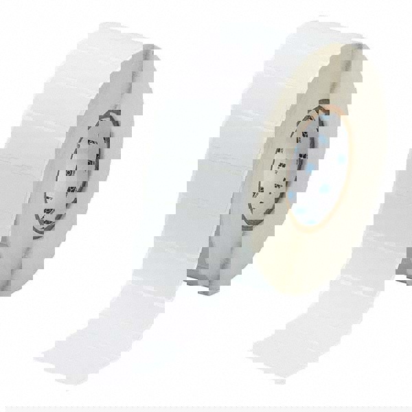 Label Maker Label: Silver, Metallized Polyester, 3,000 per Roll