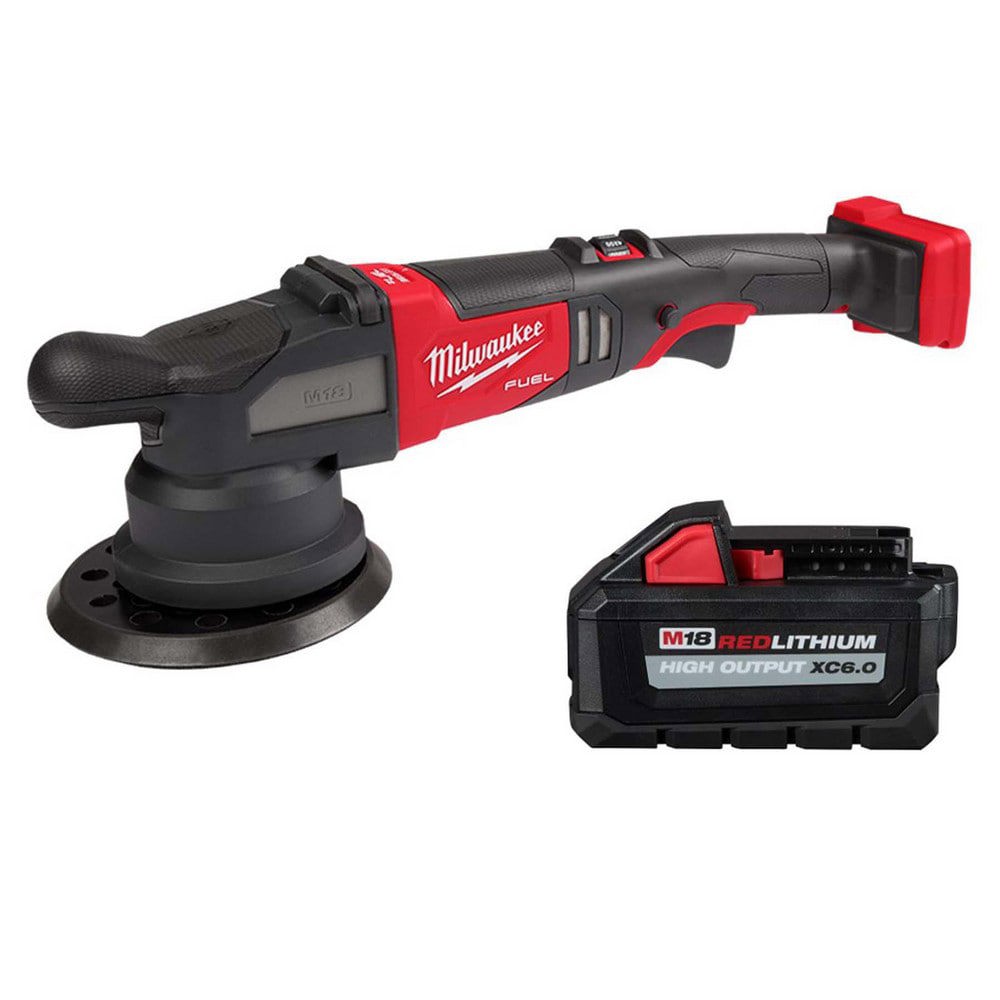 Handheld Buffers & Polishers; No-Load RPM: 2400 ; Handle Type: Soft Grip ; Pad Diameter: 6.0000 ; Reversible: No ; Spindle Thread Size: 5/8-11 ; Voltage: 18.00