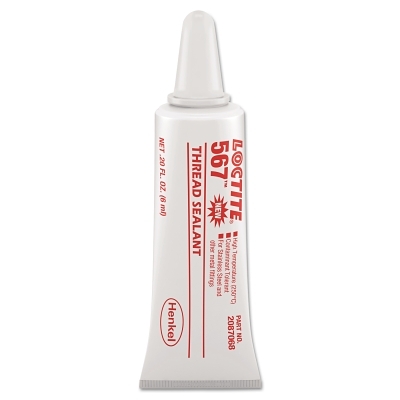 Threadlocker: White, 6 mL, Tube