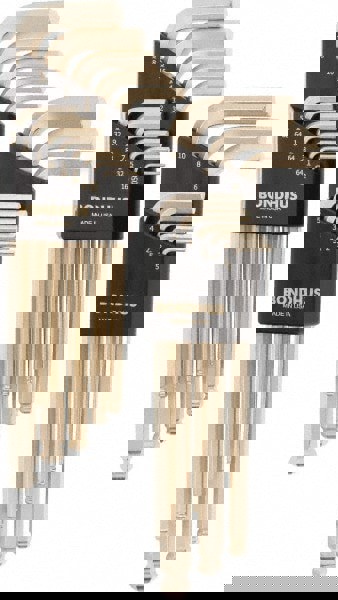 22 Piece L-Key Ball End Hex Key Set