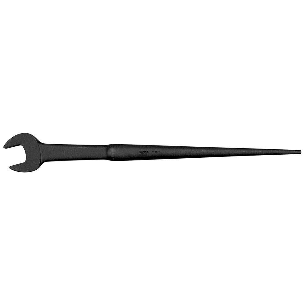 Spud Handle Open End Wrench: Offset Head, Single Ended