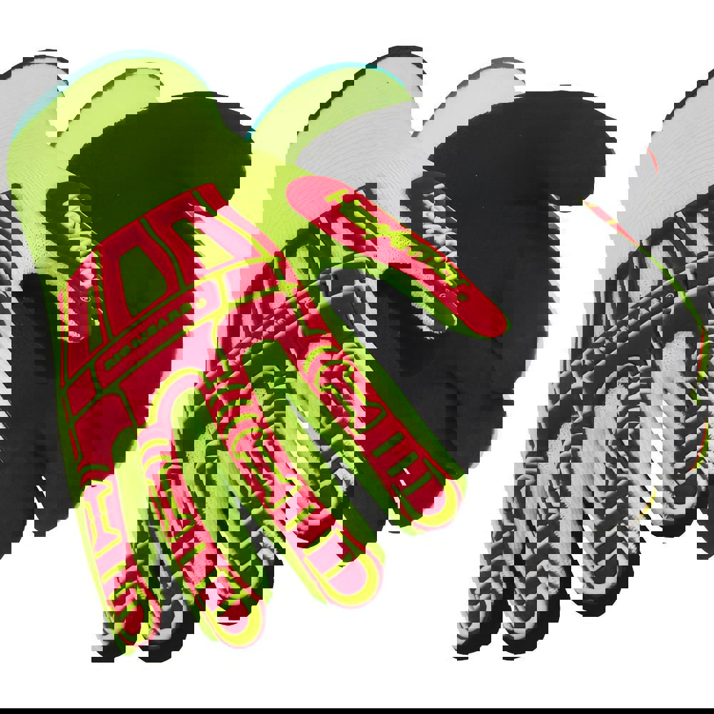 Cut & Puncture-Resistant Gloves: Size 2XL, ANSI Cut A6, ANSI Puncture 4, Sandy Nitrile, Acrylic & Fiberglass Blend