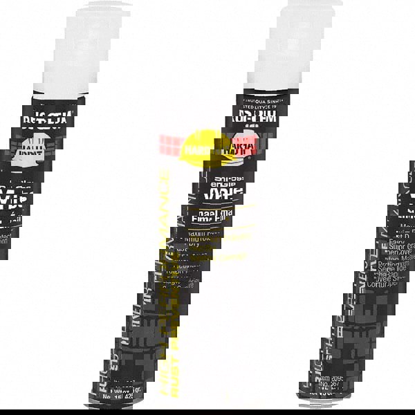 Rustproof Enamel Spray Paint: White, Semi-Gloss, 15 oz