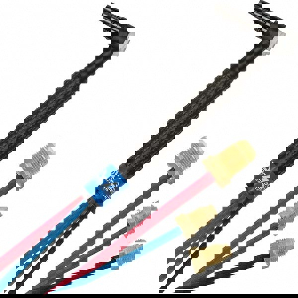 250 Amp 12-1/2' Rubber Outfit 20F Water Cooled TIG Welding Torch Kit