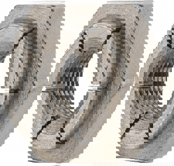 5/16-18 UNC Grade 2 Heavy Hex Lock Nut with Expanding Flex Top