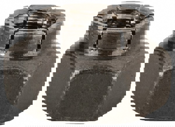 Hex Lock Nut: Flex Top, 3/8-16, Grade 2 Steel, Bright/Uncoated